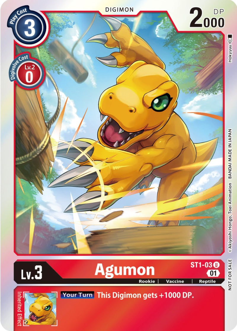 Agumon [ST1-03] (ST-11 Special Entry Pack) [Mazo de Inicio: Promos Gaia Red]