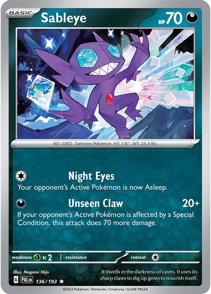 Sableye (136/193) [Escarlata y Púrpura: Evolución en Paldea]