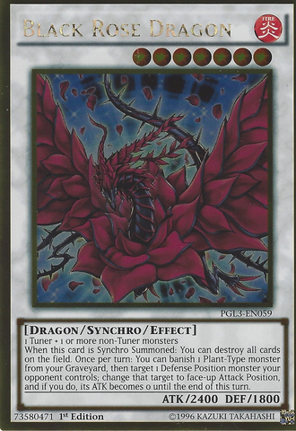 Dragón Rosa Negra [PGL3-EN059] Gold Rare