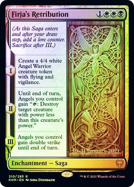 La rétribution de Firja [Prerelease Promos Kaldheim]