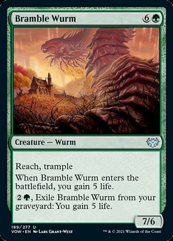 Bramble Wurm [Innistrad: Voto Carmesí]