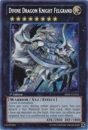 Chevalier Dragon Divin Felgrand [SHSP-FR056] Secret Rare
