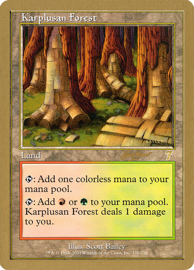 Forêt de Karplu (Sim Han How) [Decks des Championnats du Monde 2002]