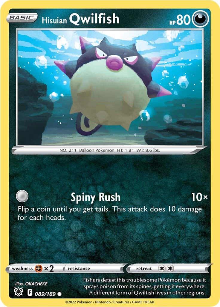 Qwilfish de Hisui (089/189) [Espada y Escudo: Resplandor Astral]