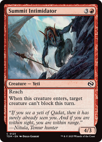 Cumbre Intimidador [Tarkir: Dragonstorm]