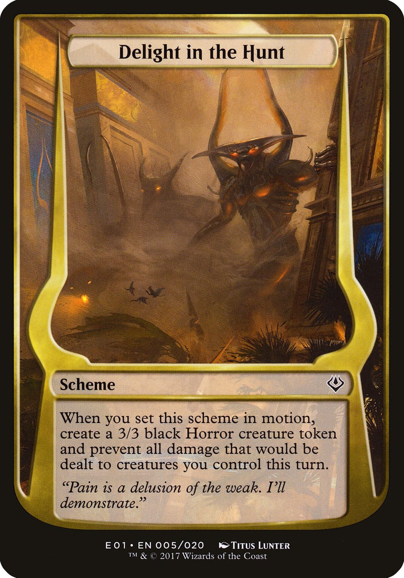 Délectez-vous de la Chasse (Intrigues) [Intrigues d'Archenemy: Nicol Bolas]