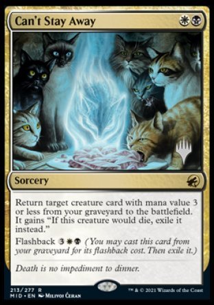 Je ne peux pas m'en passer (Pack promo) [Innistrad : Chasse de Minuit Promos]