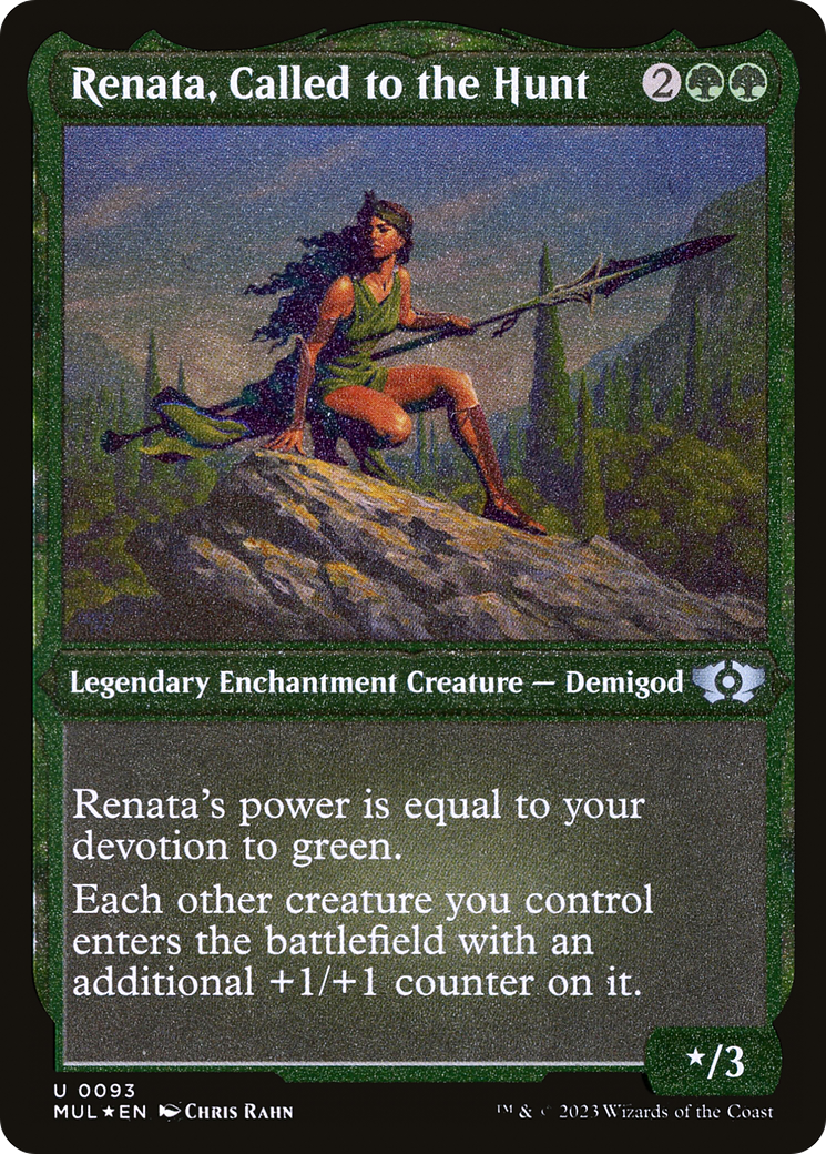 Renata, Llamada a la Caza (Grabado brillante) [Leyendas del Multiverso]
