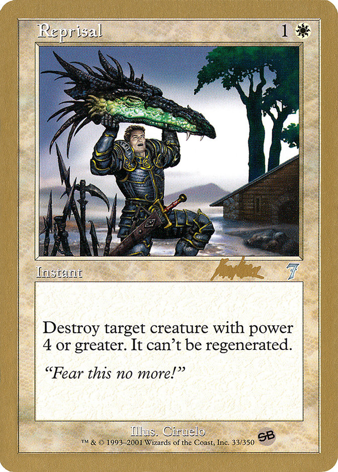 Représailles (Brian Kibler) (SB) [Decks des Championnats du Monde 2002]