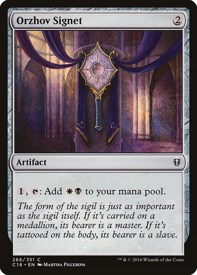 Cachet d'Orzhov [Commander 2016]