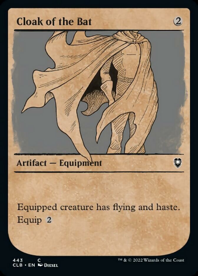 Cape de la chauve-souris (Présentoir) [Commander Legends : Battle for Baldur's Gate]