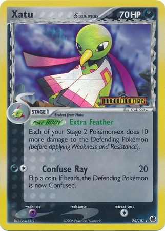 Xatu (25/101) (Espèce Delta) (Tamponné) [EX : Gardiens de Cristal]