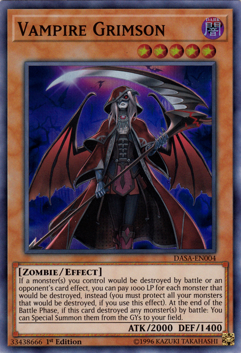 Vampiro Grimson [DASA-EN004] Super Rara