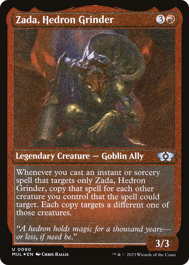 Zada, broyeuse d'hèdron (gravée à l'acide) [Légendes du Multivers]