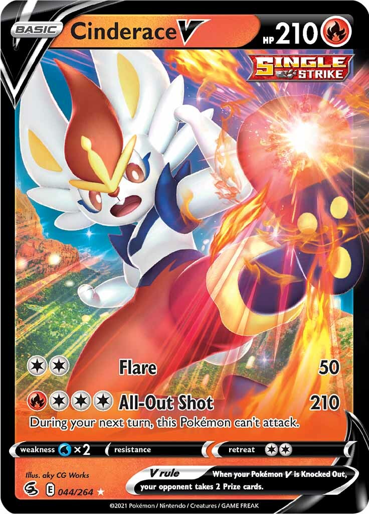 Pyrobut V (044/264) [Épée et Bouclier : Poing de Fusion]