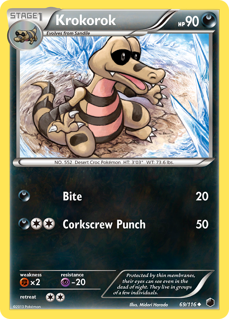 Krokorok (69/116) [Negro y Blanco: Plasma Freeze]