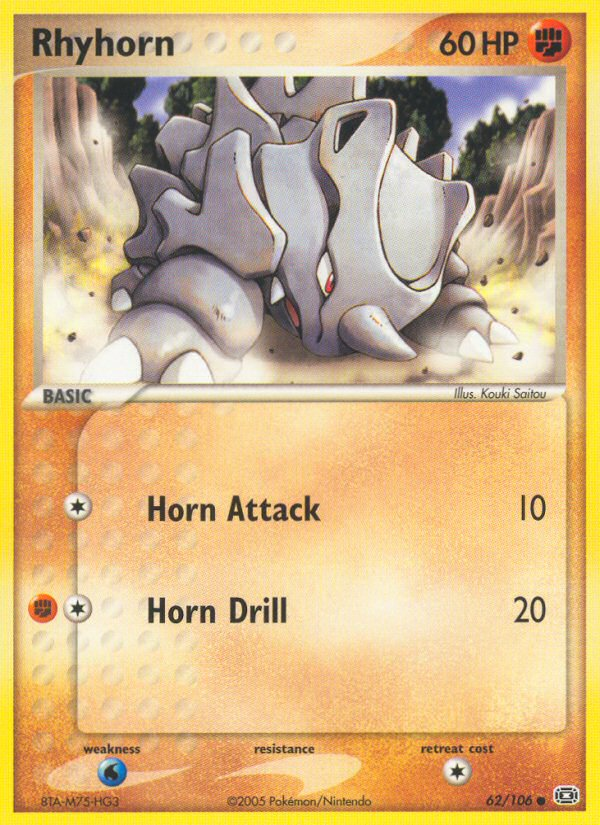 Rhinocorne (62/106) [EX: Émeraude]