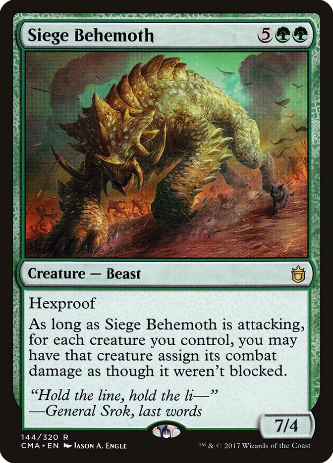 Béhémoth de siège [Commander Anthology]