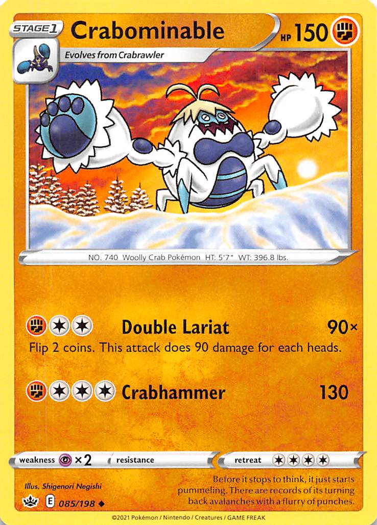 Crabominable (085/198) [Épée et Bouclier : Règne de Glace]