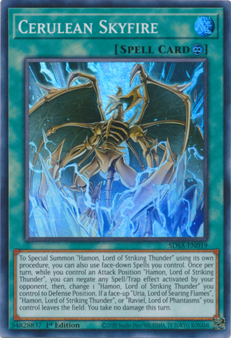 Ciel flamboyant céruléen [SDSA-FR019] Super Rare
