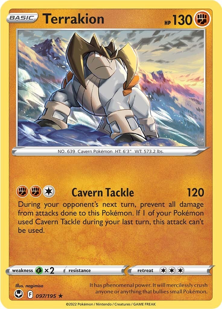Terrakion (097/195) [Espada y Escudo: Tempestad Plateada]