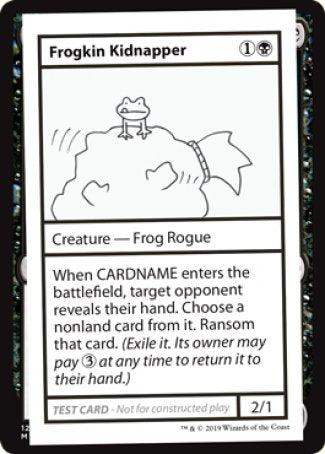 Kidnappeur batracien (Édition 2021) [Cartes de test Mystery Booster]