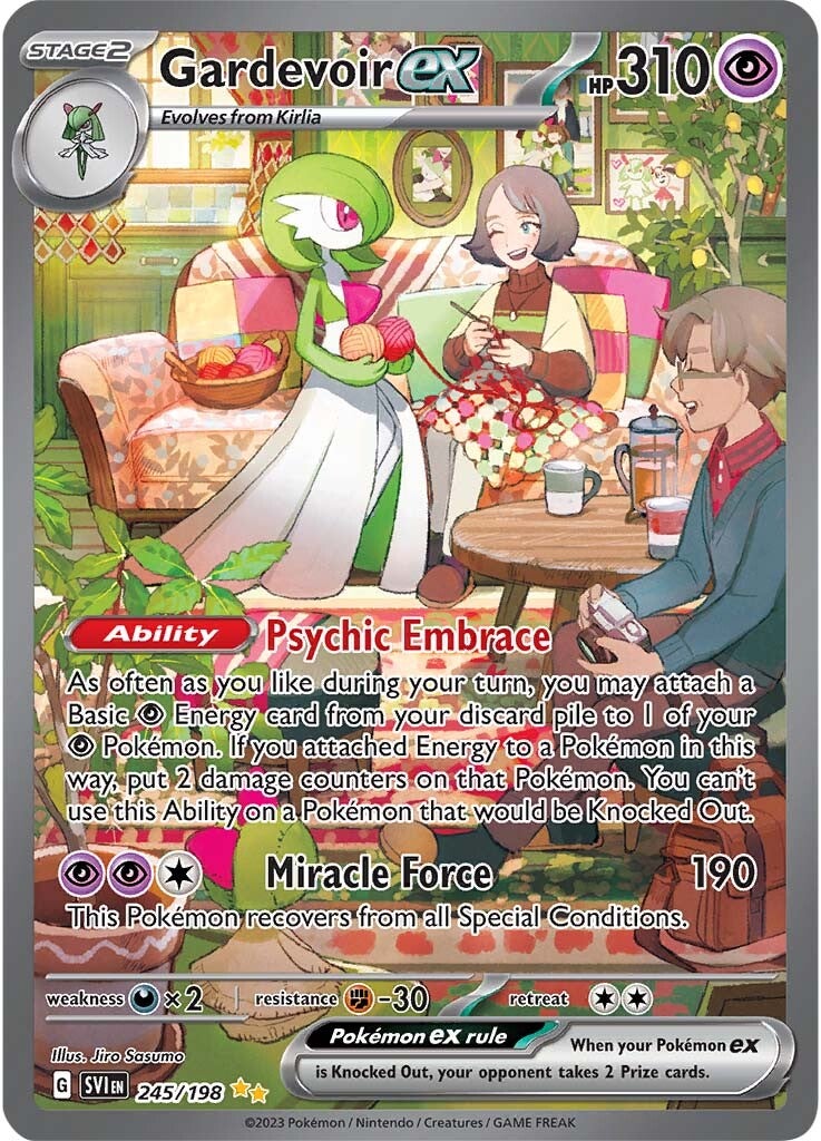Gardevoir ex (245/198) [Escarlata y Púrpura: Set Base]
