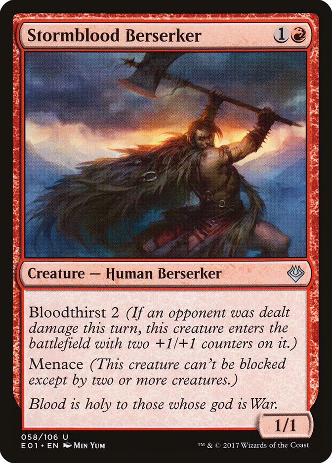 Berserker sang-tempête [Ennemi juré : Nicol Bolas]