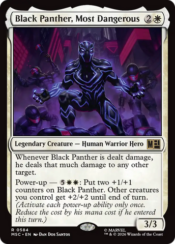 Black Panther, El más peligroso [Marvel Super Heroes Comandante]