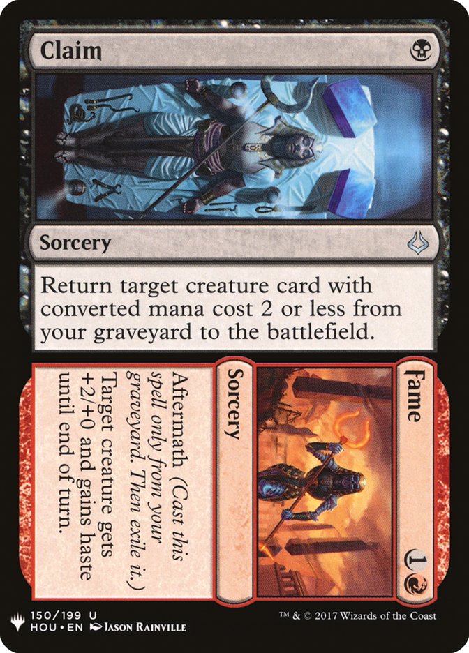 Revendication // Renommée [Booster mystère]