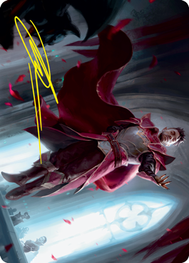 Carte artistique Markov Waltzer (signature dorée) [Série d'illustrations Innistrad : La Voie écarlate]