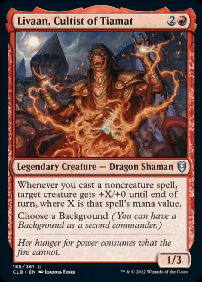 Livaan, cultiste de Tiamat [Commander Legends : La Bataille de la Porte de Baldur]