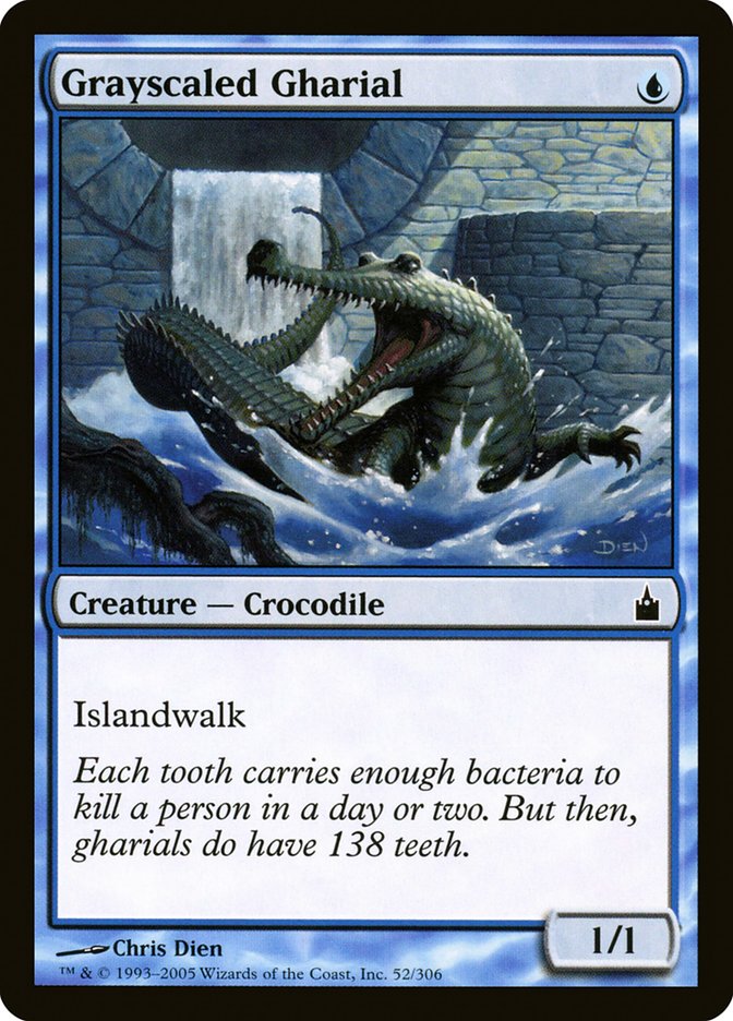 Gavial en niveaux de gris [Ravnica : Cité des Guildes]