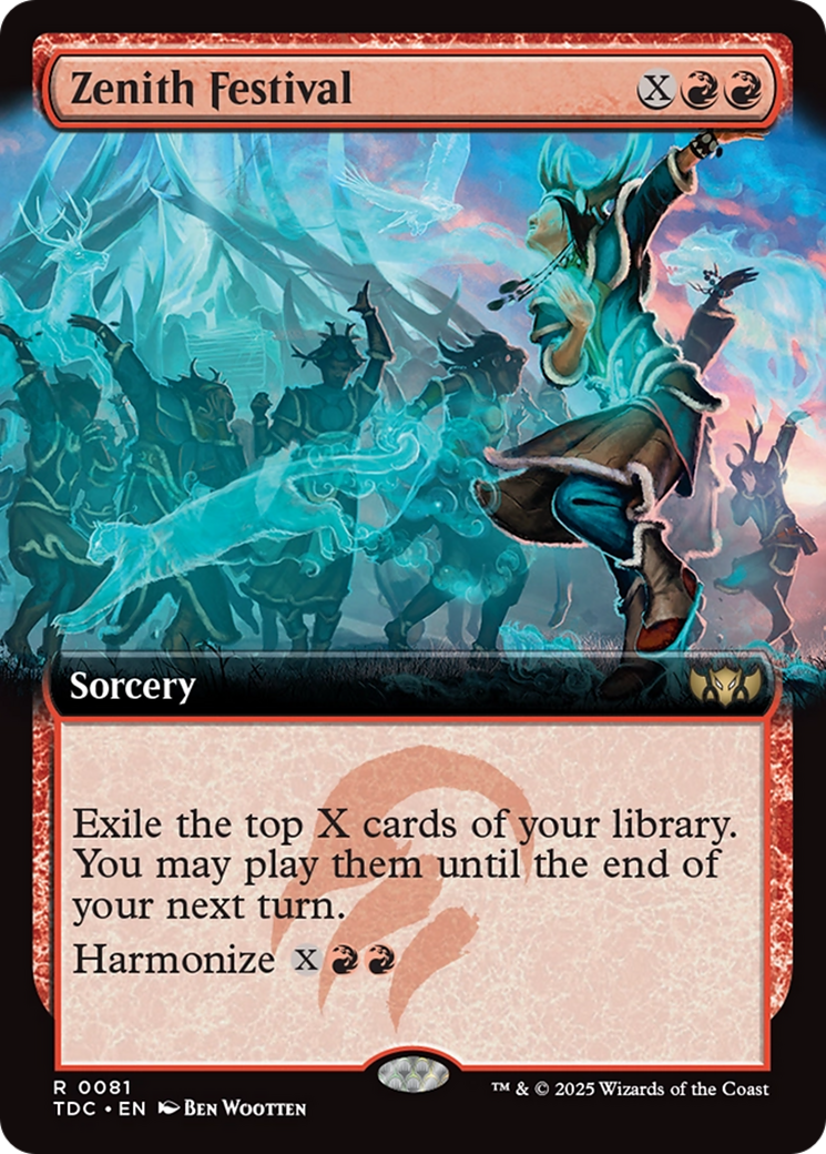 Festival Cénit (Arte Extendido) [Tarkir: Commander Tormenta de Dragones]