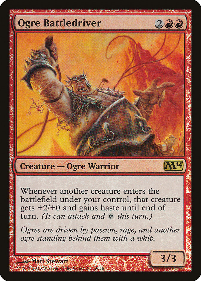 Conducteur de combat ogre (Promos Duels of the Planeswalkers) [Promos Duels of the Planeswalkers 2013]