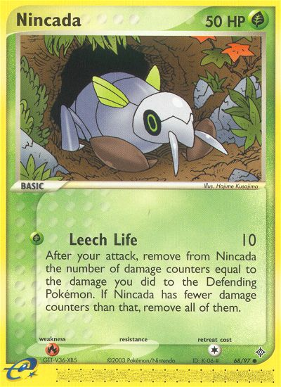 Nincada (68/97) [EX : Dragon]