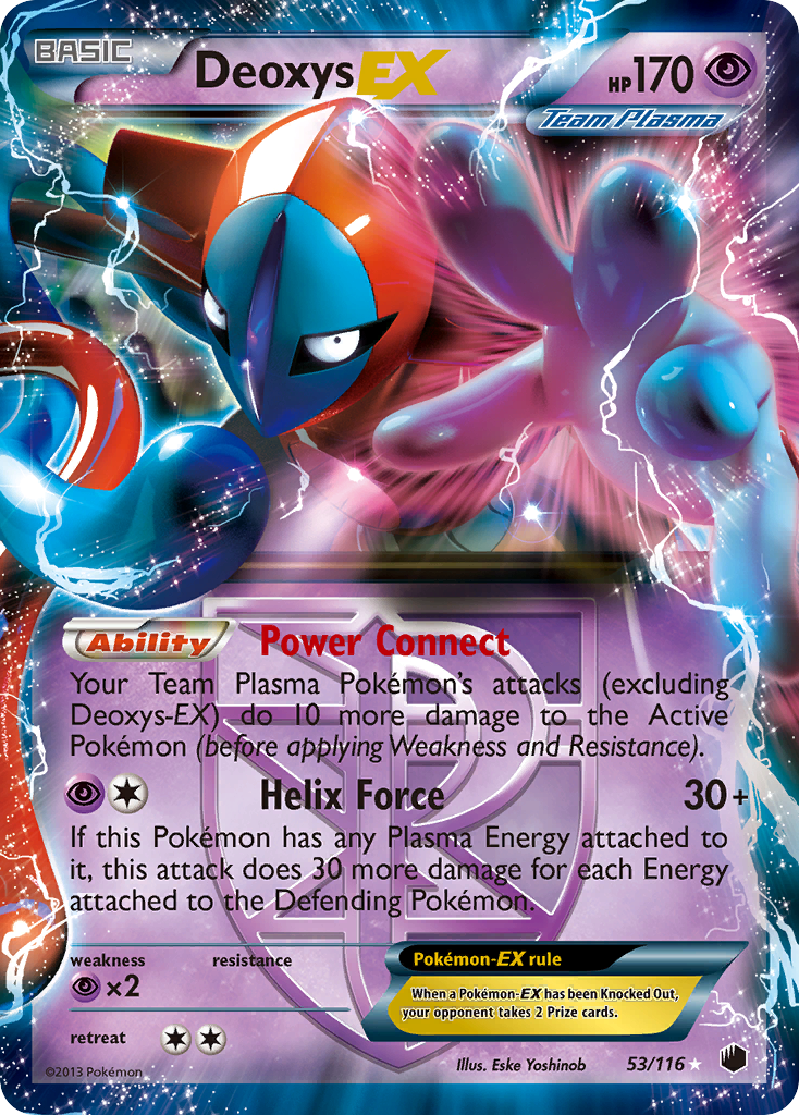 Deoxys EX (53/116) [Noir & Blanc : Glaciation Plasma]