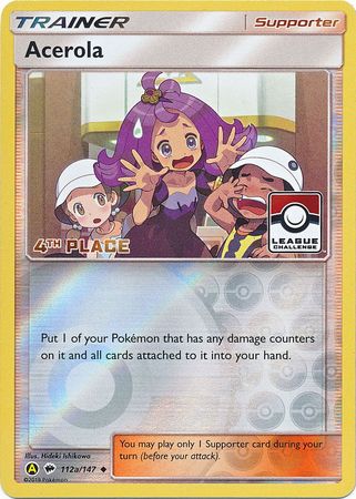 Acerola (112a/147) (Promo Ligue 4e place) [Soleil et Lune : Ombres ardentes]