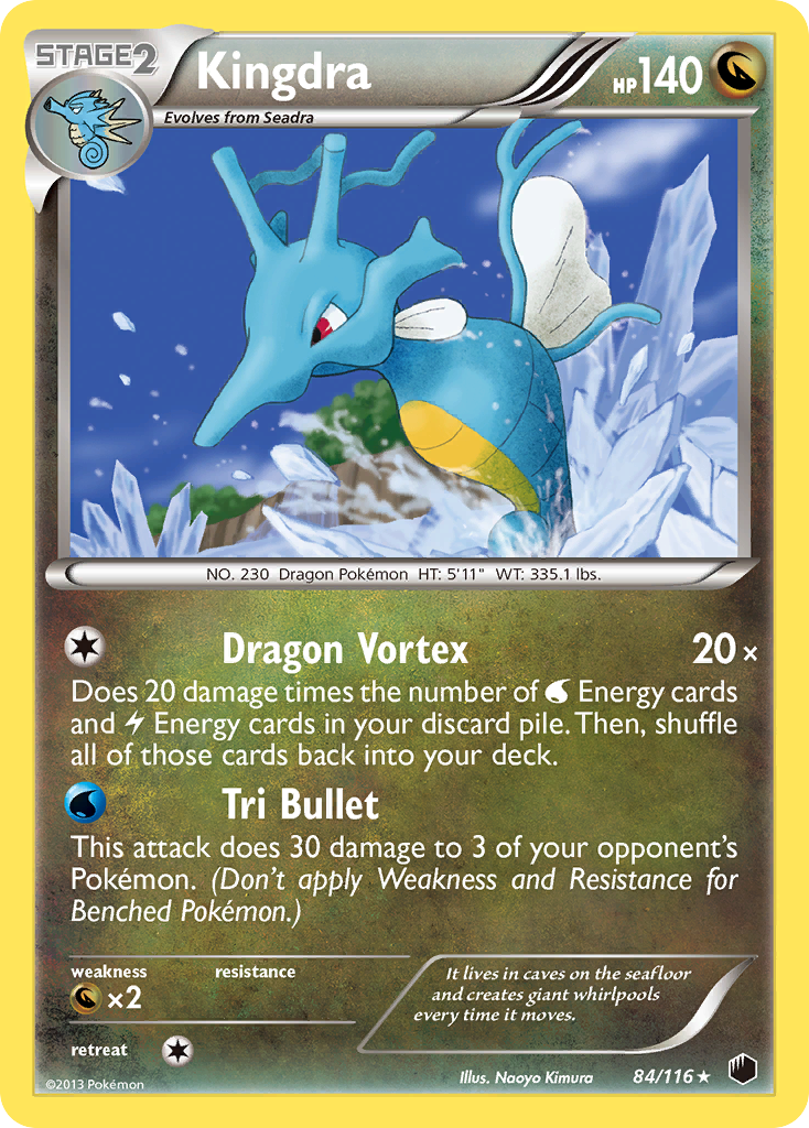 Kingdra (84/116) [Negro y Blanco: Plasma Freeze]