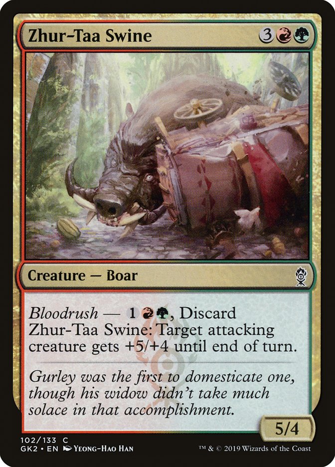 Cochon de Zhur-Taa [Kit de guilde Allégeance de Ravnica]