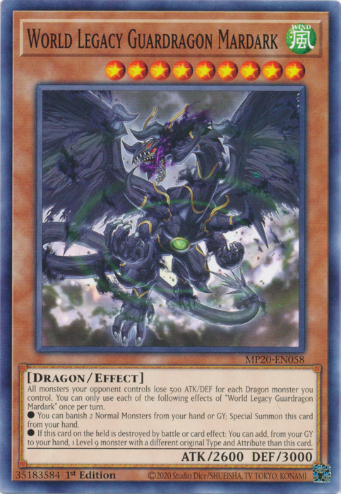 Guardragón Mardark de la Herencia Mundial [MP20-SP058] Común