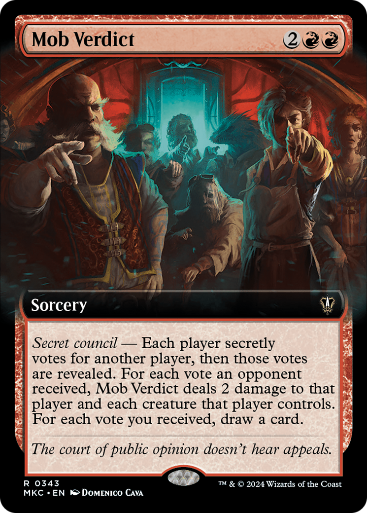 Verdict de la foule (Extended Art) [Meurtres au Manoir Karlov Commander]
