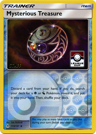 Tesoro Misterioso (113/131) (Personal de Promoción de Liga) [Sol y Luna: Luz Prohibida]