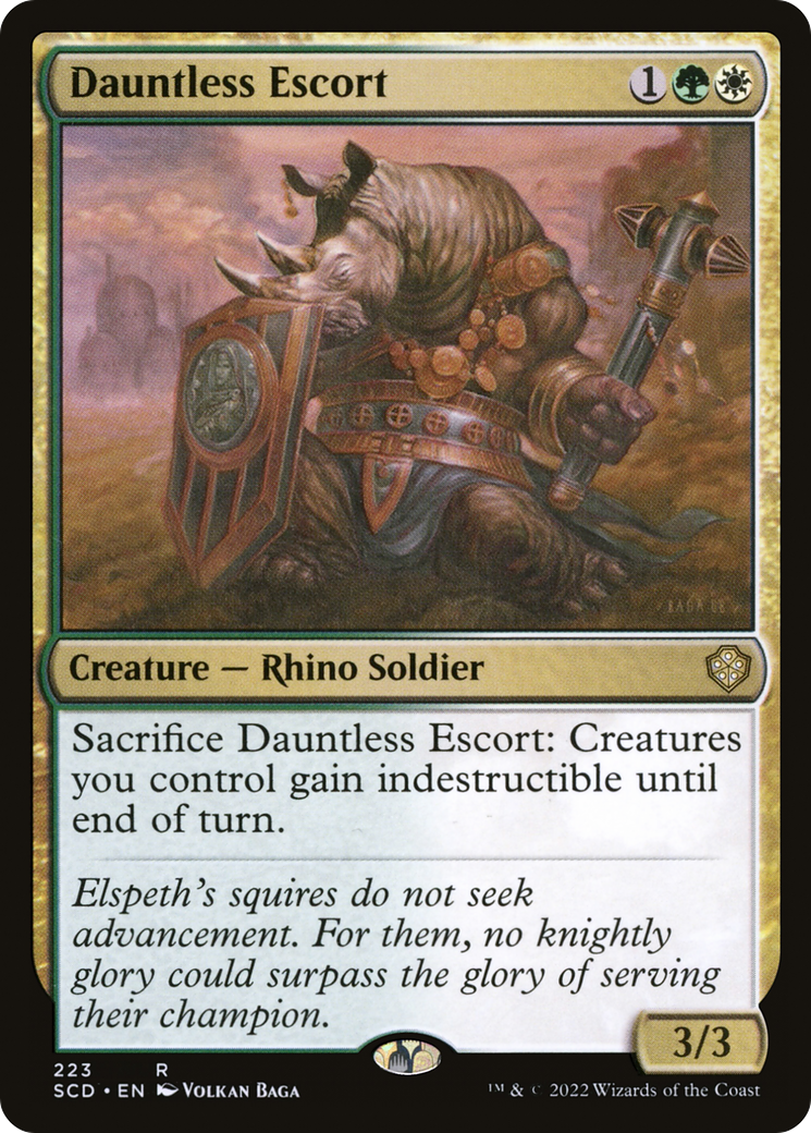 Escorte intrépide [Decks de commandant pour débutants]