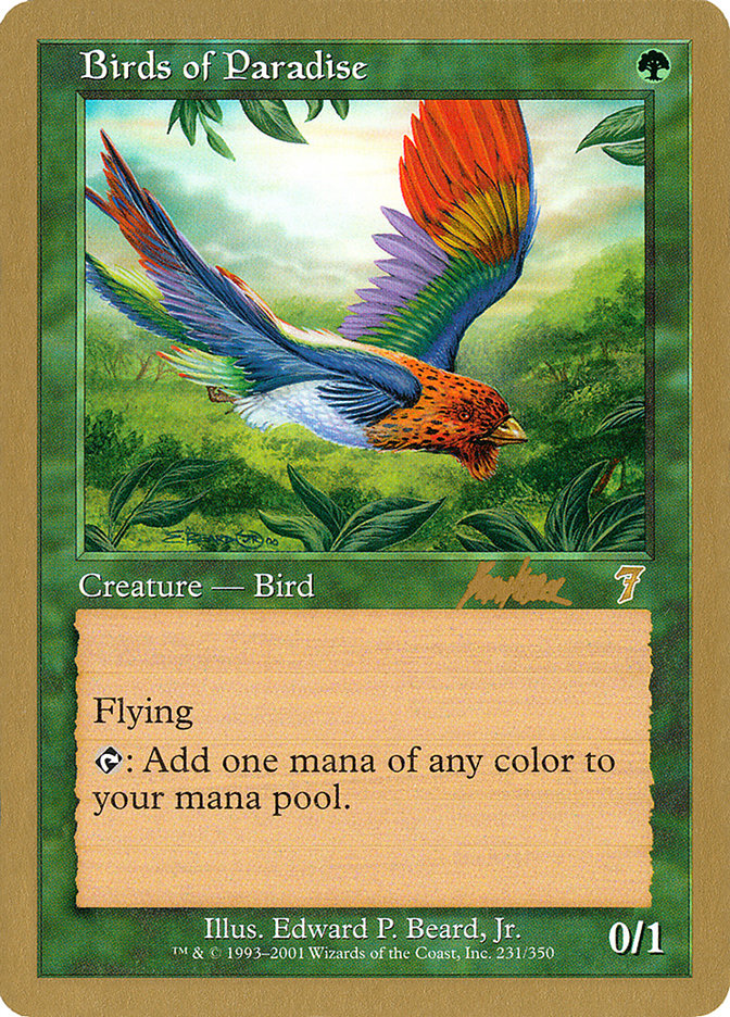 Oiseaux de paradis (Brian Kibler) [Decks des Championnats du Monde 2002]