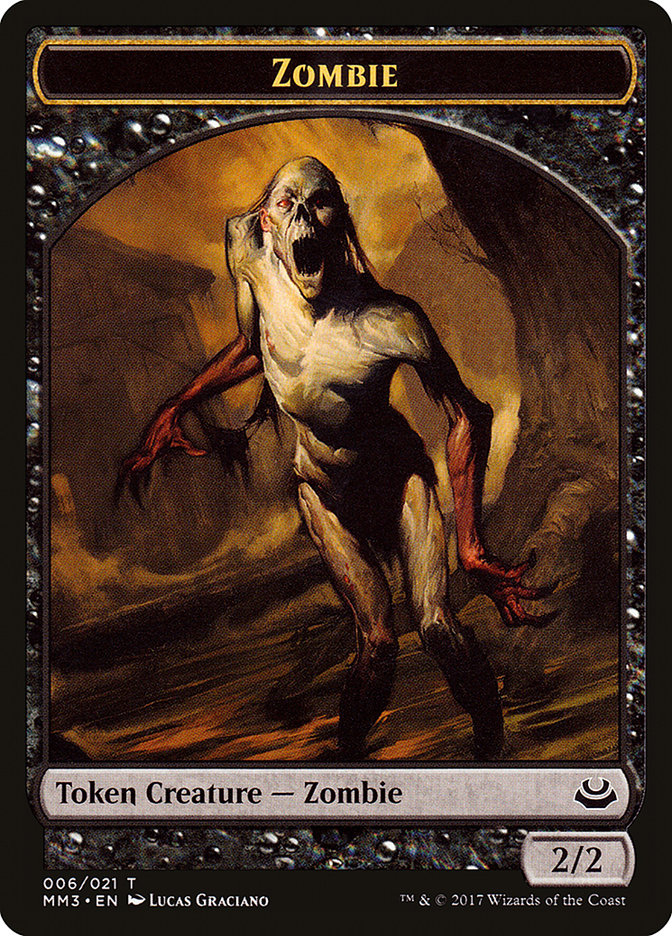 Jeton Zombie [Modern Masters 2017 Tokens]