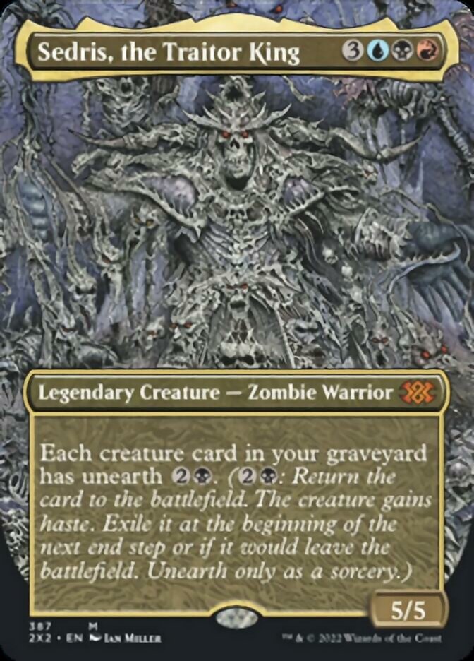 Sedris, le roi traître (Illustration alternative sans bordure) [Double Masters 2022]