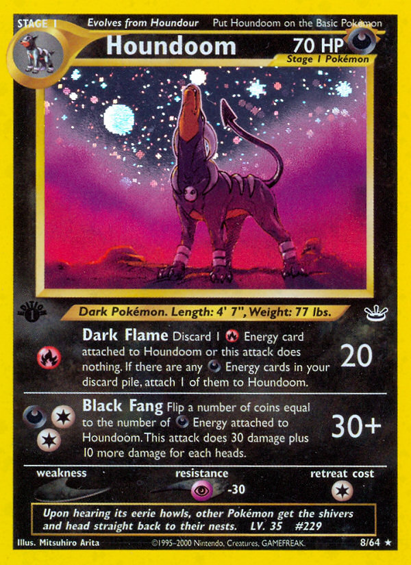Houndoom (8/64) [Neo Revelation 1ª edición]