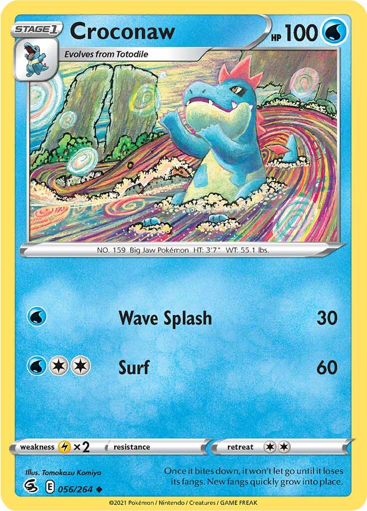 Croconaw (056/264) [Espada y Escudo: Golpe Fusión]