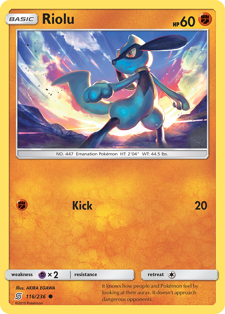 Riolu (116/236) [Soleil et Lune : Destinées Occultes]